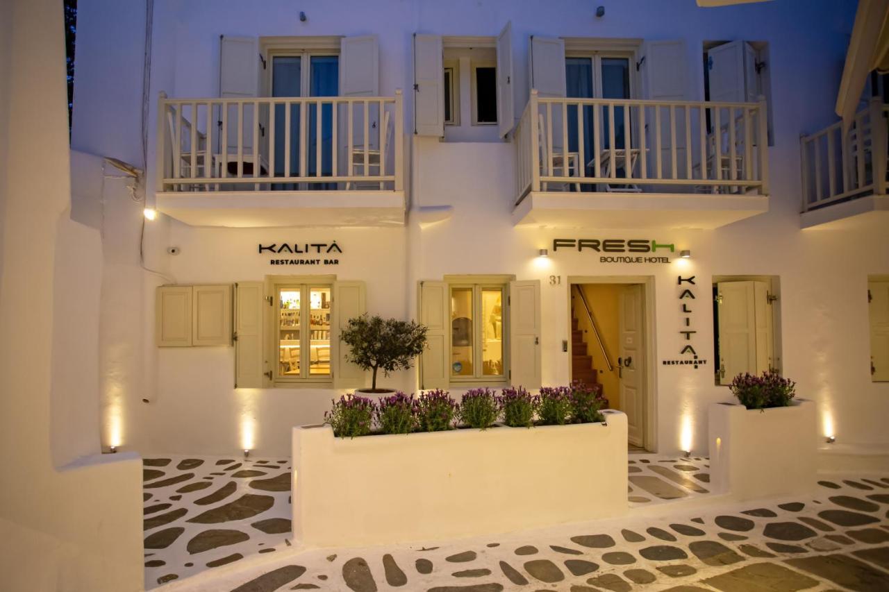 Fresh Boutique Hotel Mykonos Town Exterior foto